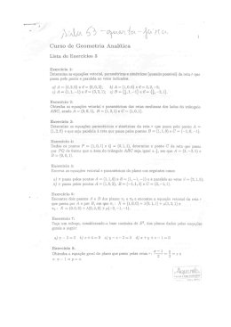 GA Listas 3, 4 e 5