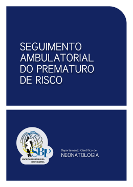 seguimento ambulatorial do prematuro de risco
