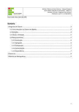 1 Diagrama de Classes