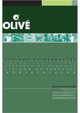 Cat&aacute;logo Produtos Qu&iacute;micos OLIV&Eacute;