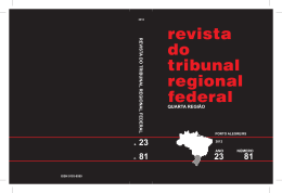Discurso - Tribunal Regional Federal da 4&ordf; Regi&atilde;o