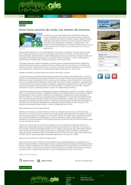 Diesel menos poluente n&atilde;o vende, mas tamb&eacute;m n&atilde;o desanima