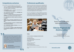 Ciências Regionais da América Latina