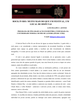 rock in rio: muito mais do que um festival, um local de disputas