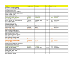 Lista Professores J