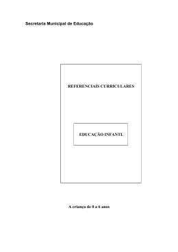 Secretaria Municipal de Educa&ccedil;&atilde;o REFERENCIAIS