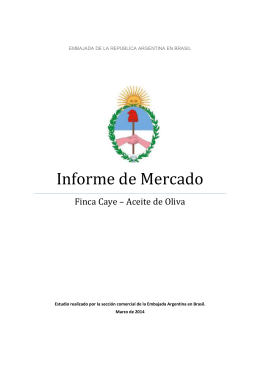 Informe de Mercado - Argentina Trade Net