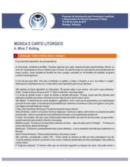 Músch E cANTo LITÚRerco - Región Latinoamericana Lasallista