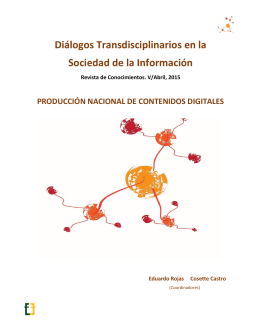 Di&aacute;logos Transdisciplinarios en la Sociedad de