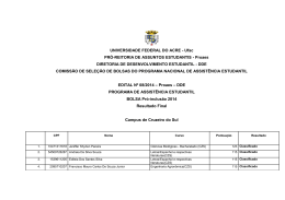 Anexo I - Resultado Final - Universidade Federal do Acre