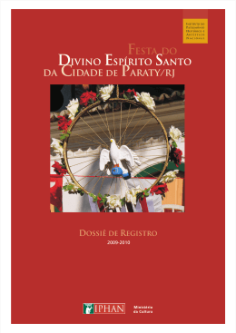 Dossiê Festa do Divino Espírito Santo em Paraty
