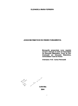 ELiZANGELA MARIA FERREIRA JOGOS - TCC On-line