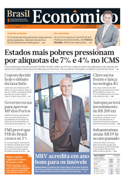 Estados mais pobres pressionam por alíquotas