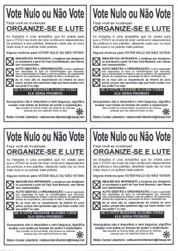 Vote Nulo ou Não Vote Vote Nulo ou Não Vote Vote Nulo ou Não