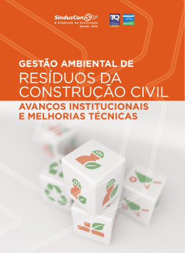 RES&Iacute;DUOS DA CONSTRU&Ccedil;&Atilde;O CIVIL - Sinduscon-SP