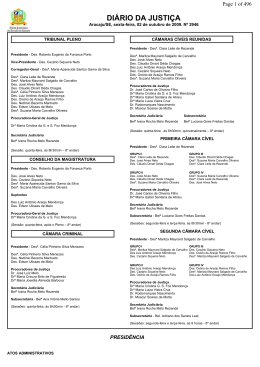 Diário da Justiça de Sergipe - Tribunal de Justiça de Sergipe