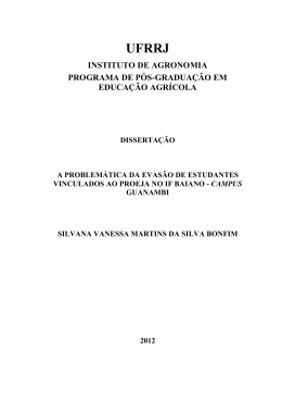 Disserta&ccedil;&atilde;o - Silvana Vanessa Martins da Silva Bonfim