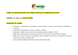 Informa&ccedil;&otilde;es sobre o Curso