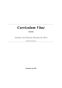 Ant&oacute;nio Jos&eacute; R. M. Silva