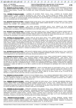 Ano 6 &ndash; n&ordm; 118/2014 Data de Disponibiliza&ccedil;&atilde;o: segunda