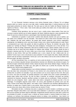 Prova de L&iacute;ngua Portuguesa: - cev