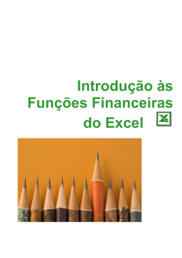 Introdu&ccedil;&atilde;o &agrave;s Fun&ccedil;&otilde;es Financeiras do Excel