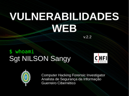 VULNERABILIDADES WEB