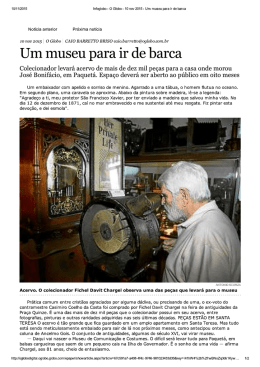 Um museu para ir de barca