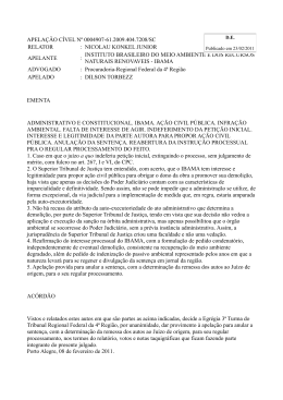 APELA&Ccedil;&Atilde;O C&Iacute;VEL N&ordm; 0004907-61.2009.404.7208/SC RELATOR