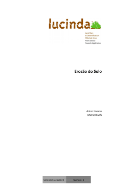 Eros&atilde;o do Solo