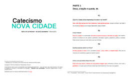 Catecismo Nova Cidade