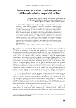 25 De elemento a cidad&atilde;o: transforma&ccedil;&otilde;es no cotidiano do