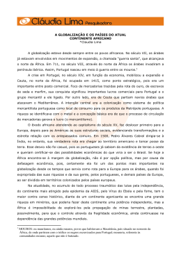 a globalizacao e os paises do atual continente africano