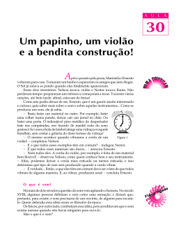 30. Um papinho, um viol&atilde;o e a bendita constru&ccedil;&atilde;o