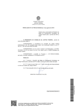 Resolução do CJF nº CJF-RES-2014/00356, de 12 de agosto de 2015