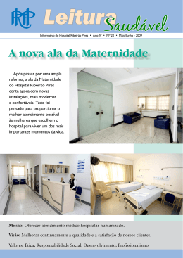 Maio / Junho 2009 - Hospital Ribeirão Pires