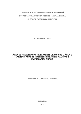 &aacute;rea de preserva&ccedil;&atilde;o permanente de cursos d&acute;&aacute;gua e