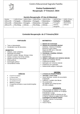 Centro Educacional Sagrada Fam&iacute;lia Ensino Fundamental I