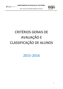 Critérios Gerais de Avaliação 2015-2016 - ag4