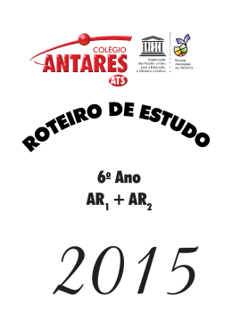 ROTEIRO DE ESTUDO