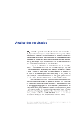 An&aacute;lise dos resultados