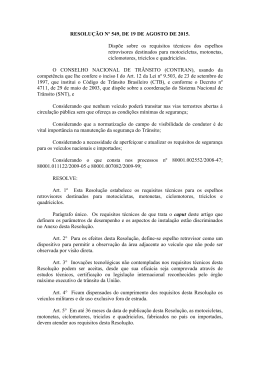 RESOLU&Ccedil;&Atilde;O N&ordm; 549, DE 19 DE AGOSTO DE 2015