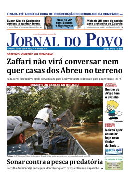 Zaffari n&atilde;o vir&aacute; conversar nem quer casas dos