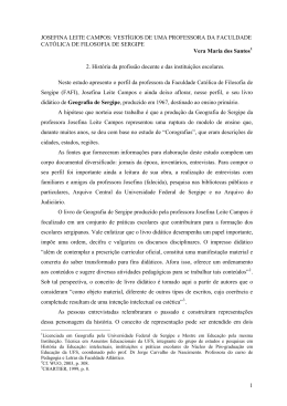 josefina leite campos - Sociedade Brasileira de Hist&oacute;ria da Educa&ccedil;&atilde;o