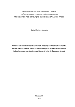 Danilo Monteiro Monteiro - Universidade Federal do Amap&aacute;