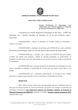 portaria coren-sp/dir/334/2014