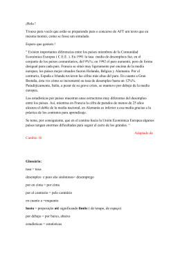 ¡Hola ! Trouxe para vocês que estão se