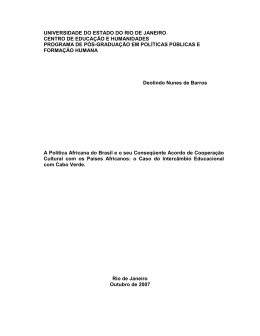 universidade do estado do rio de janeiro centro de educação e