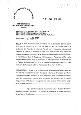 CPY Document - Presidencia de la Rep&uacute;blica Oriental del Uruguay