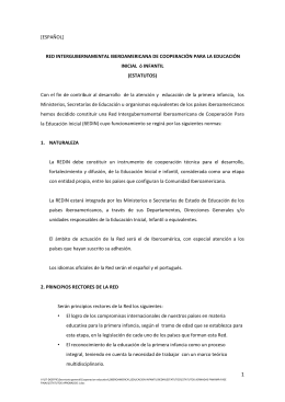 red intergubernamental iberoamericana de cooperación para la